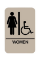 HS 9050 05 - ADA Sign with Braille Translation
